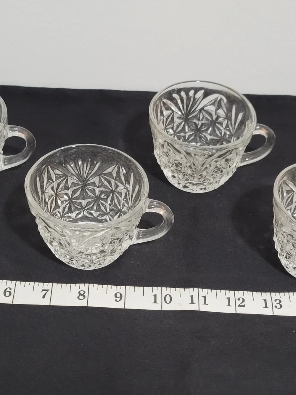 Vintage Anchor Hocking 6oz Punch Glasses - Set of 4